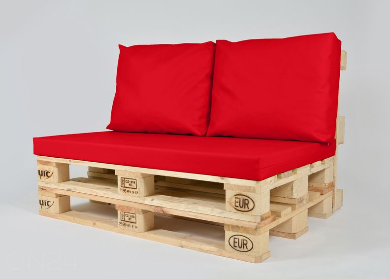 Seljatoepadjad euroalusele Original 60x50 cm, 2 tk suurendatud