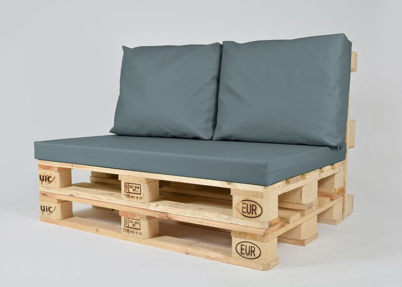 Seljatoepadjad euroalusele Original 60x50 cm, 2 tk suurendatud