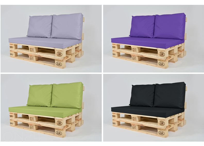 Seljatoepadjad euroalusele Original 60x50 cm, 2 tk suurendatud