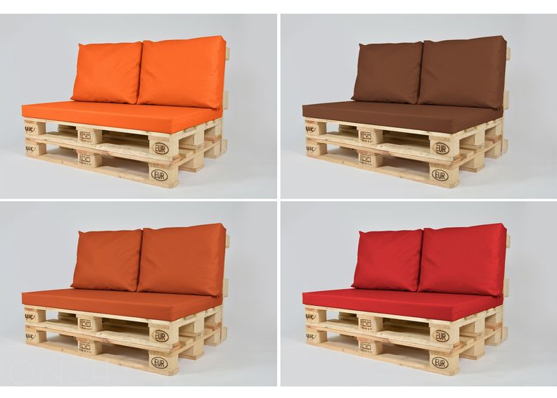 Seljatoepadjad euroalusele Original 60x50 cm, 2 tk suurendatud