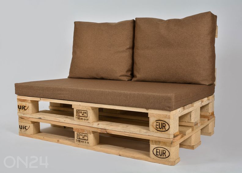 Seljatoepadjad euroalusele Style 60x50 cm, 2 tk suurendatud