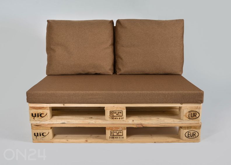 Seljatoepadjad euroalusele Style 60x50 cm, 2 tk suurendatud