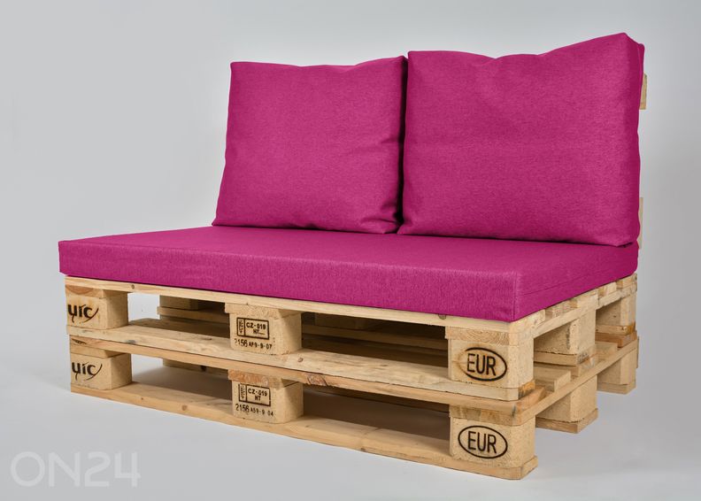 Seljatoepadjad euroalusele Style 60x50 cm, 2 tk suurendatud