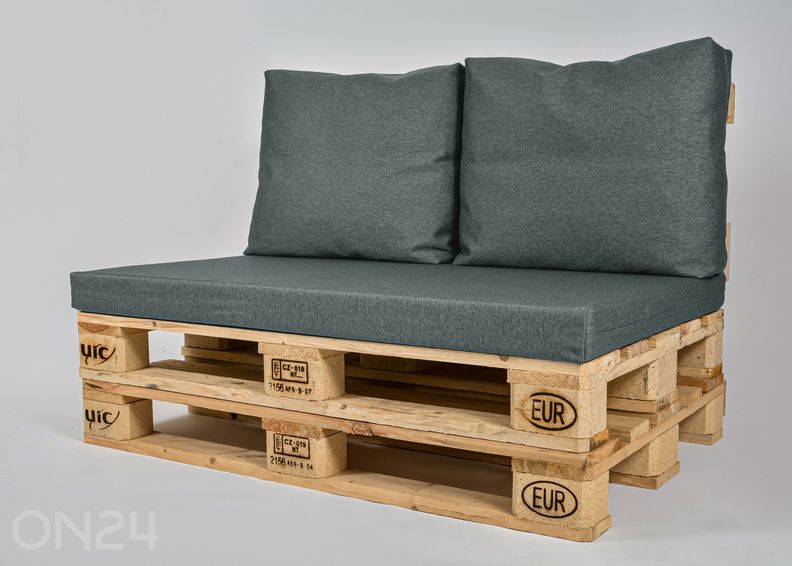 Seljatoepadjad euroalusele Style 60x50 cm, 2 tk suurendatud