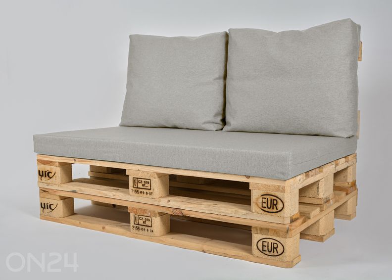 Seljatoepadjad euroalusele Style 60x50 cm, 2 tk suurendatud