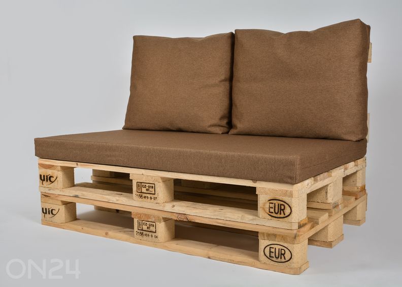 Seljatoepadjad euroalusele Style 60x50 cm, 2 tk suurendatud