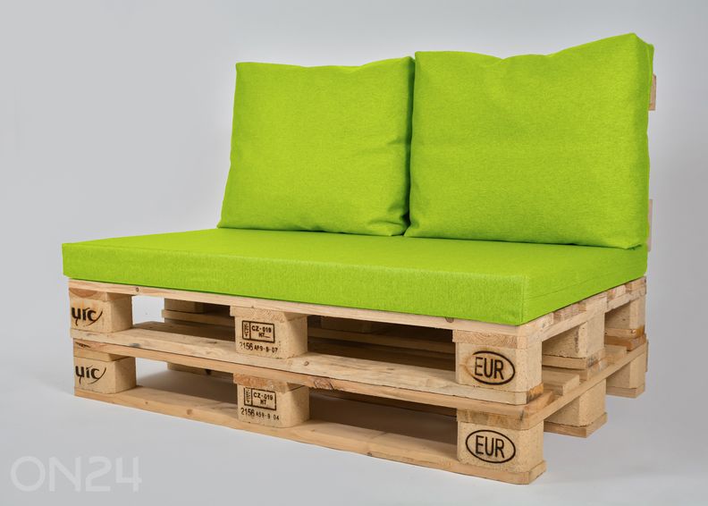 Seljatoepadjad euroalusele Style 60x50 cm, 2 tk suurendatud