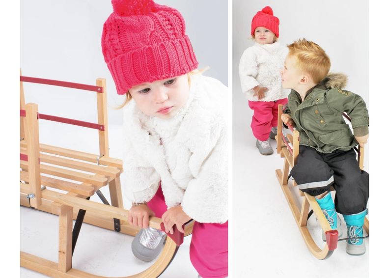 Seljatugi puidust kelgule Nijdam suurendatud