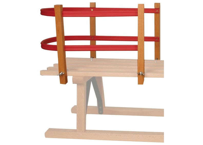 Seljatugi puidust kelgule Nijdam suurendatud