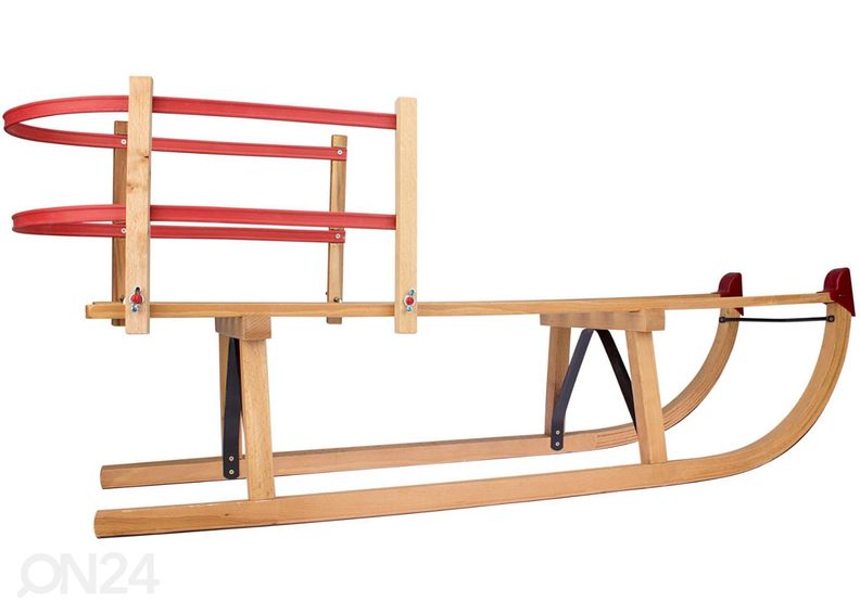 Seljatugi puidust kelgule Nijdam suurendatud