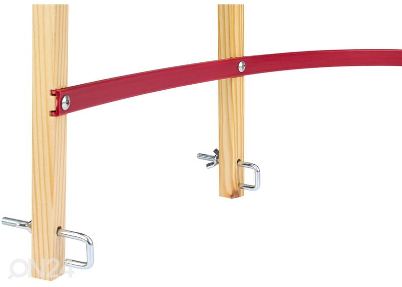 Seljatugi puidust kelgule Nijdam suurendatud