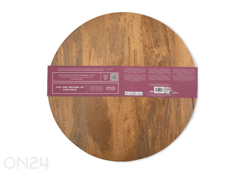 Serveerimisalus Jamie Oliver Big love all-rounder board Ø 38 cm suurendatud