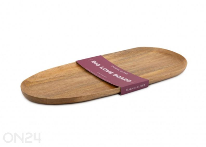 Serveerimisalus Jamie Oliver Big love board mangopuu 57x25 cm suurendatud