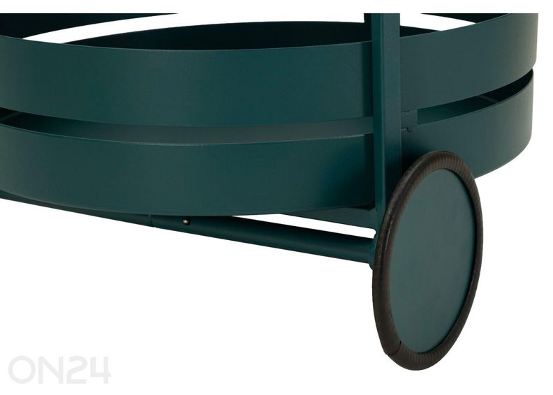 Serveerimiskäru Saturno, sinakasroheline suurendatud