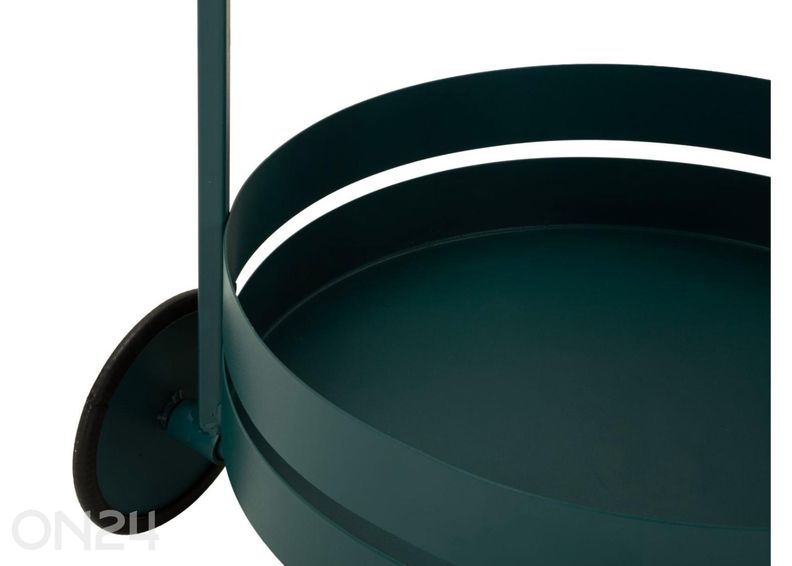 Serveerimiskäru Saturno, sinakasroheline suurendatud