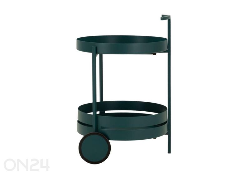 Serveerimiskäru Saturno, sinakasroheline suurendatud