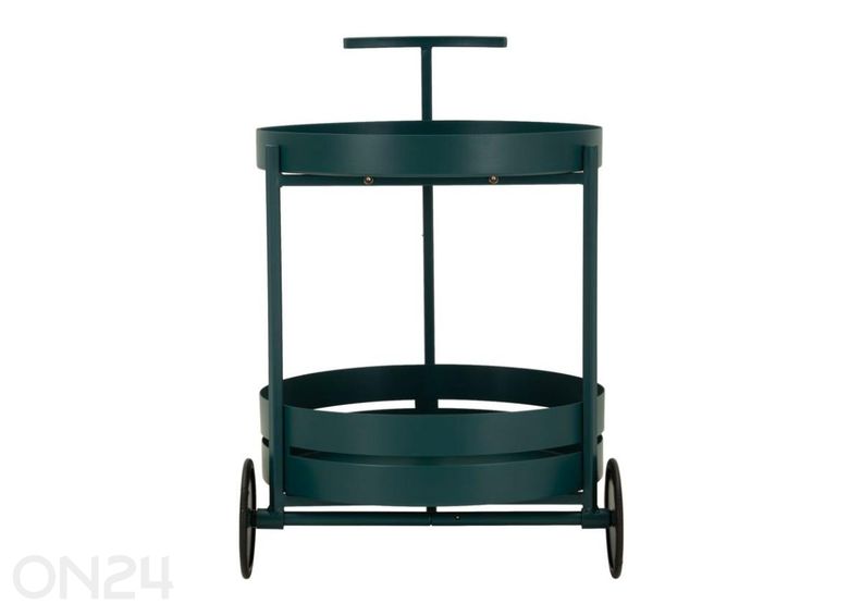 Serveerimiskäru Saturno, sinakasroheline suurendatud