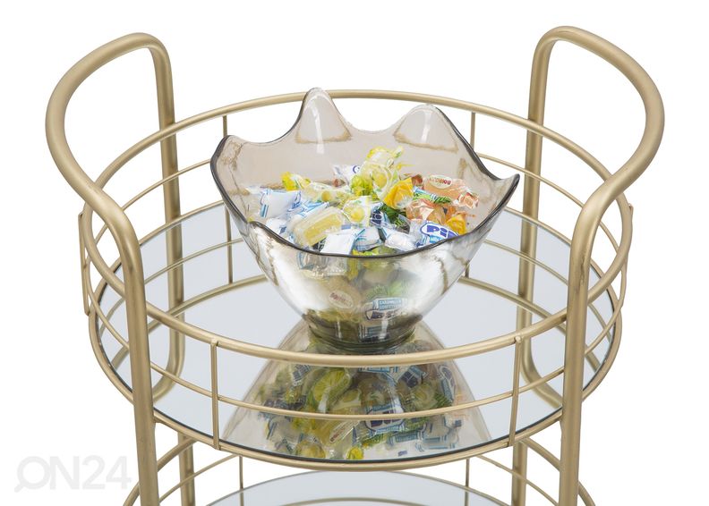 Serveerimislaud Glam Ø38 cm, kuldne suurendatud