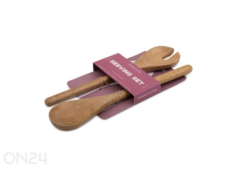 Serveerimislusikad Jamie Oliver Big love mangopuu 29x14 cm suurendatud