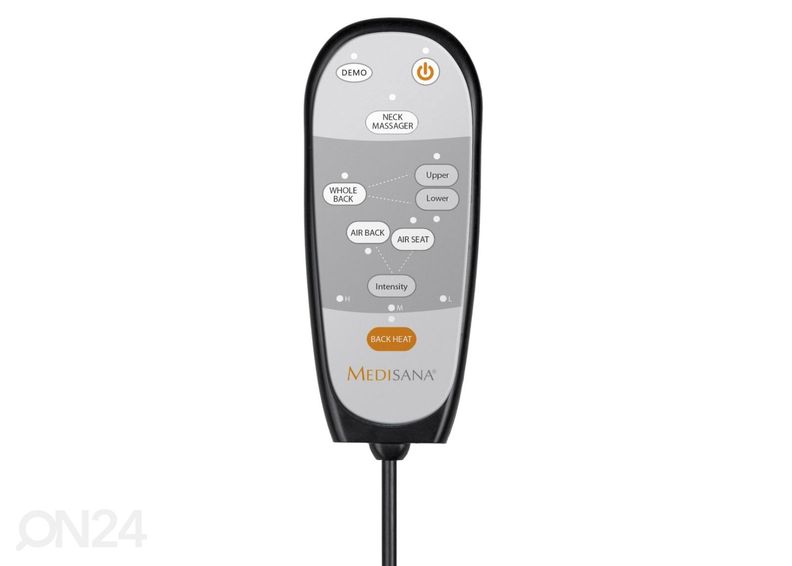 Shiatsu massaaži istmekate Medisana suurendatud