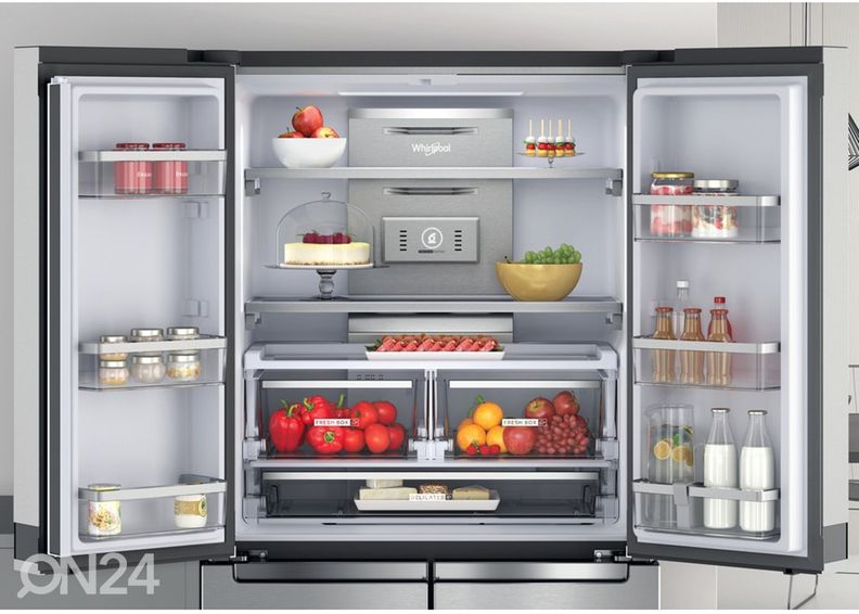 Side-by-Side külmik Whirlpool WQ9M2L suurendatud