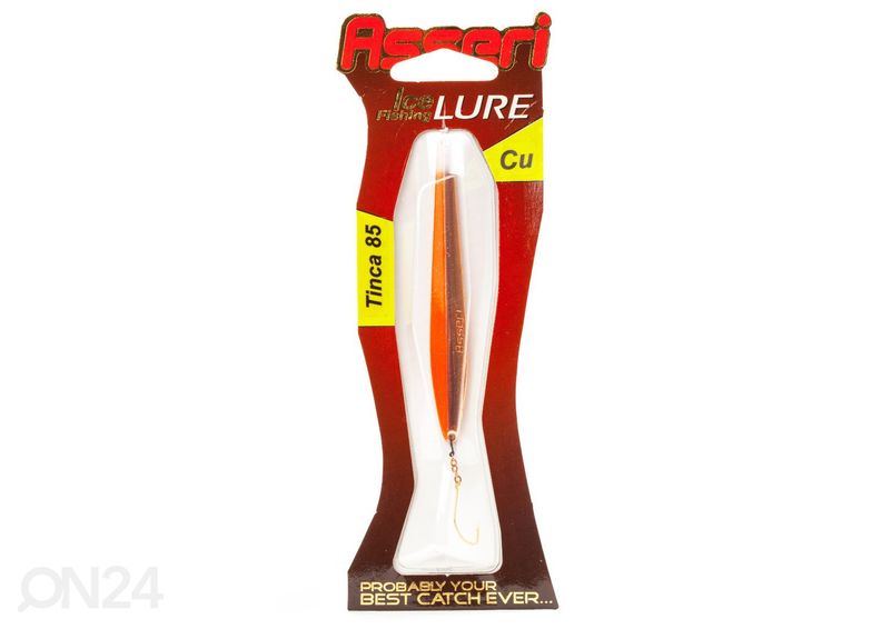 Sikuti ahvena, koha ja siigi püügiks Asseri Tinca 85 mm Go/punane suurendatud