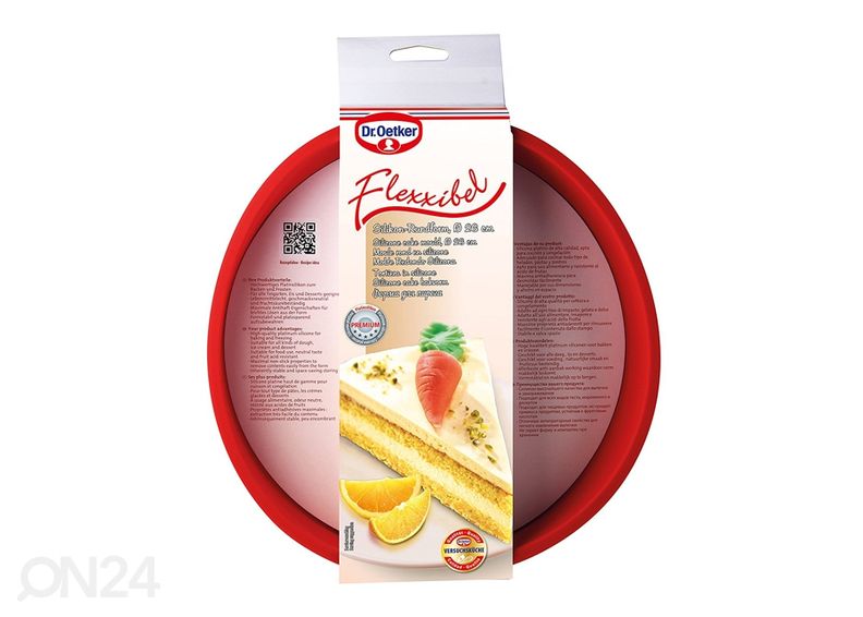 Silikoonist koogivorm Ø26 cm suurendatud