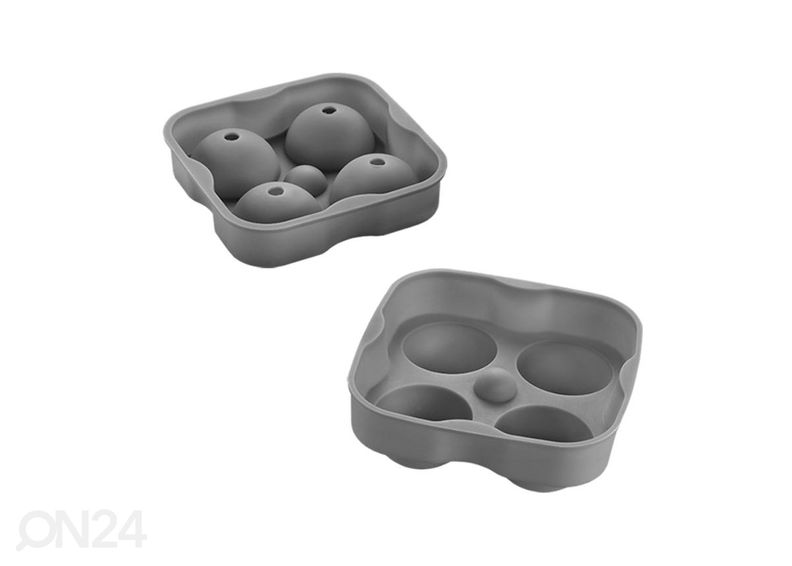 Silikoonvorm jääpallidele 12x12x5 cm suurendatud