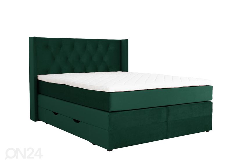 Sime Beds kontinentaalvoodi Elegance sahtlitega 140x200cm suurendatud