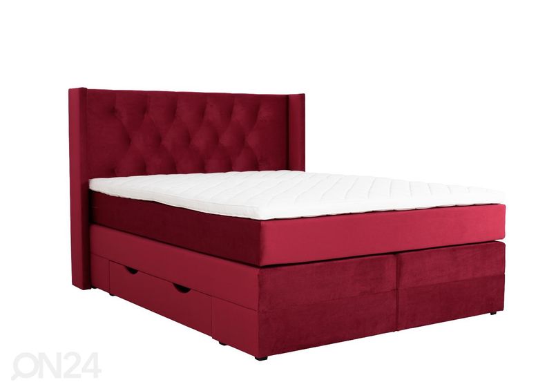 Sime Beds kontinentaalvoodi Elegance sahtlitega 140x210cm suurendatud