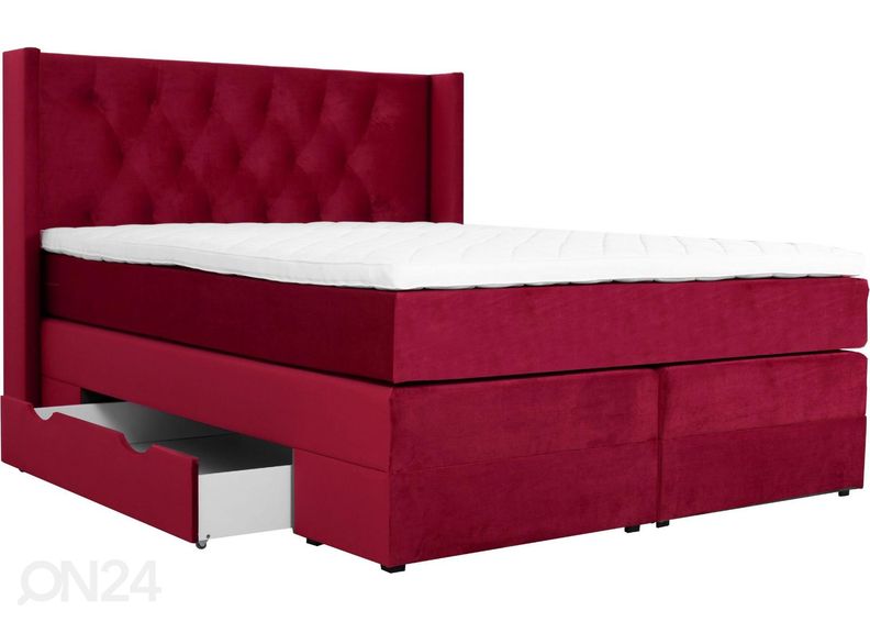 Sime Beds kontinentaalvoodi Elegance sahtlitega 200x200cm suurendatud