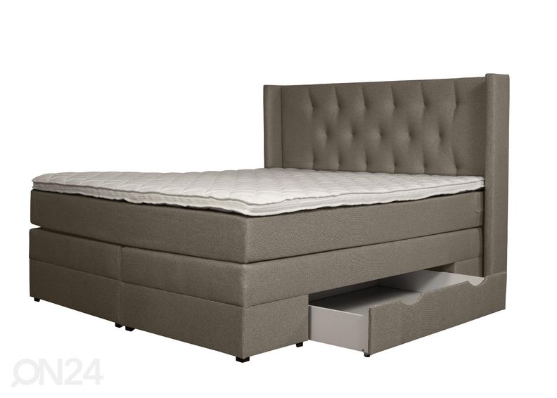 Sime Beds kontinentaalvoodi Sanna sahtlitega 140x200cm suurendatud