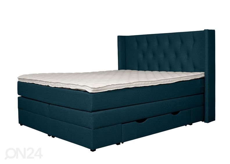Sime Beds kontinentaalvoodi Sanna sahtlitega 180x200cm suurendatud