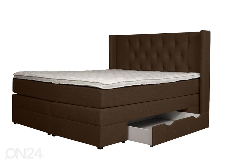 Sime Beds kontinentaalvoodi Sanna sahtlitega 180x200cm suurendatud