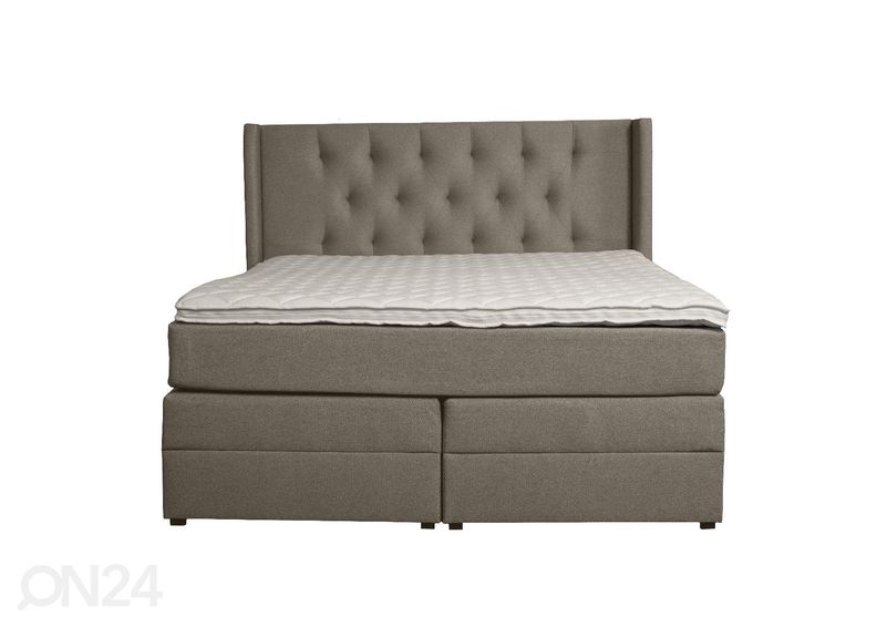 Sime Beds kontinentaalvoodi Sanna sahtlitega 180x210cm suurendatud