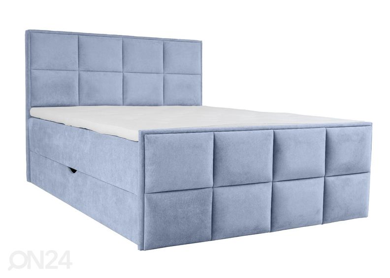 Sime Beds pesukastiga kontinentaalvoodi Helena 140x200cm suurendatud