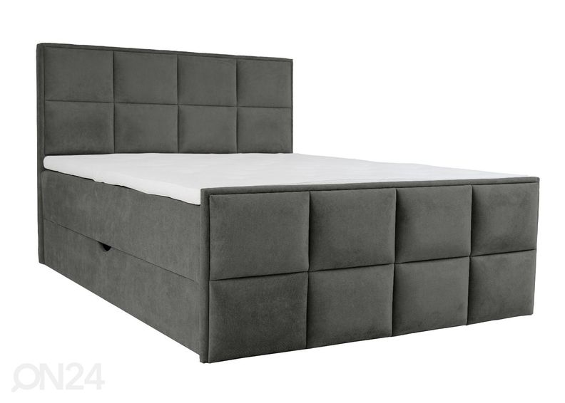 Sime Beds pesukastiga kontinentaalvoodi Helena 140x210cm suurendatud
