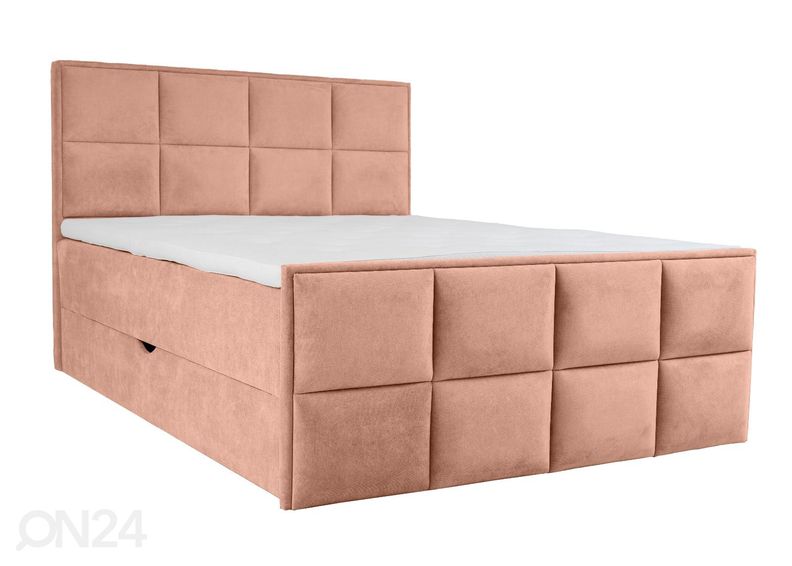 Sime Beds pesukastiga kontinentaalvoodi Helena 200x200cm suurendatud