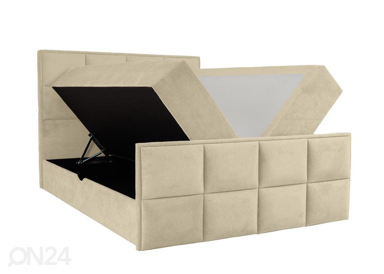 Sime Beds pesukastiga kontinentaalvoodi Helena 200x210cm suurendatud