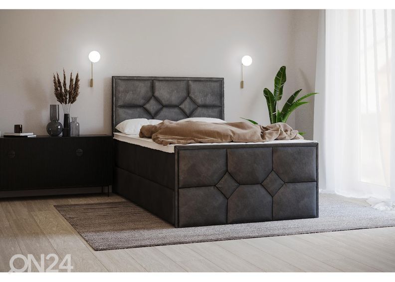Sime Beds pesukastiga kontinentaalvoodi Helena Mosaiik 120x200cm suurendatud