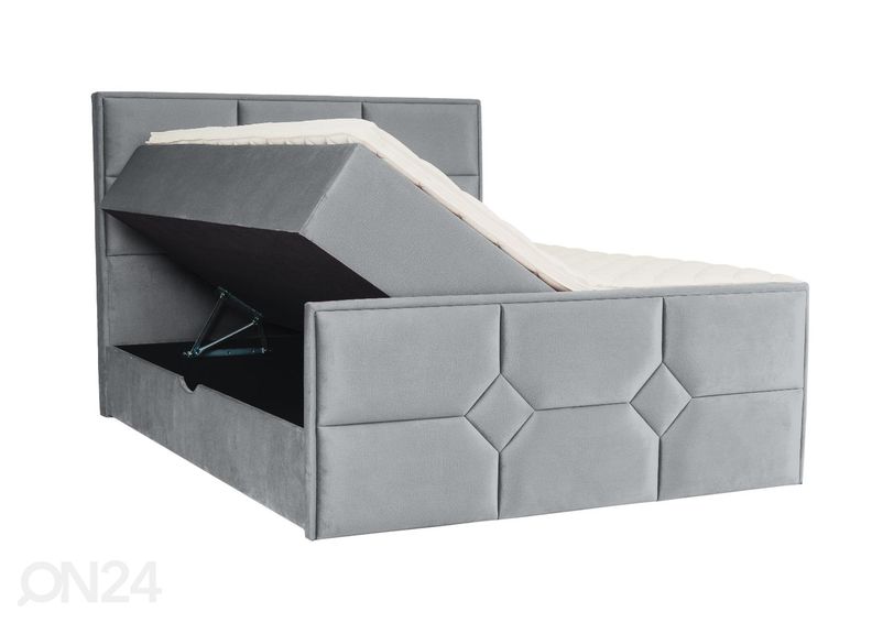 Sime Beds pesukastiga kontinentaalvoodi Helena Mosaiik 140x210cm suurendatud