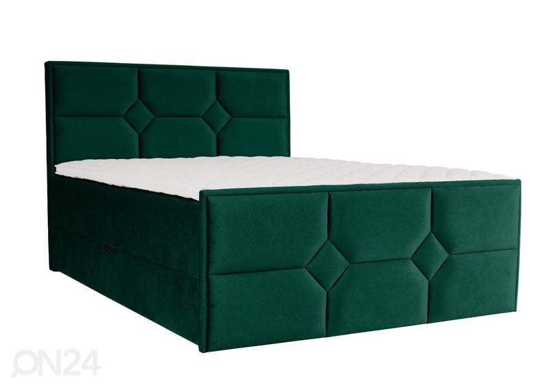 Sime Beds pesukastiga kontinentaalvoodi Helena Mosaiik 140x210cm suurendatud