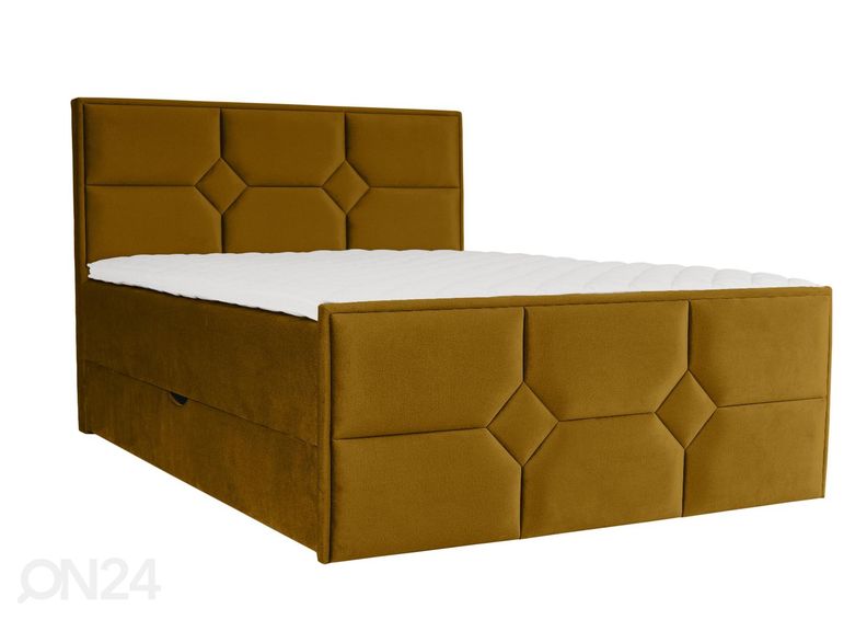 Sime Beds pesukastiga kontinentaalvoodi Helena Mosaiik 140x210cm suurendatud