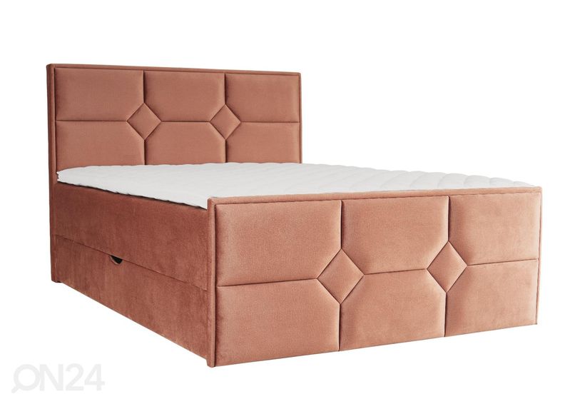 Sime Beds pesukastiga kontinentaalvoodi Helena Mosaiik 140x210cm suurendatud