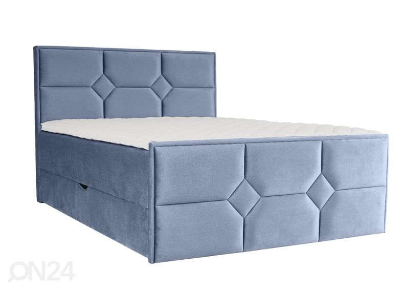 Sime Beds pesukastiga kontinentaalvoodi Helena Mosaiik 140x210cm suurendatud