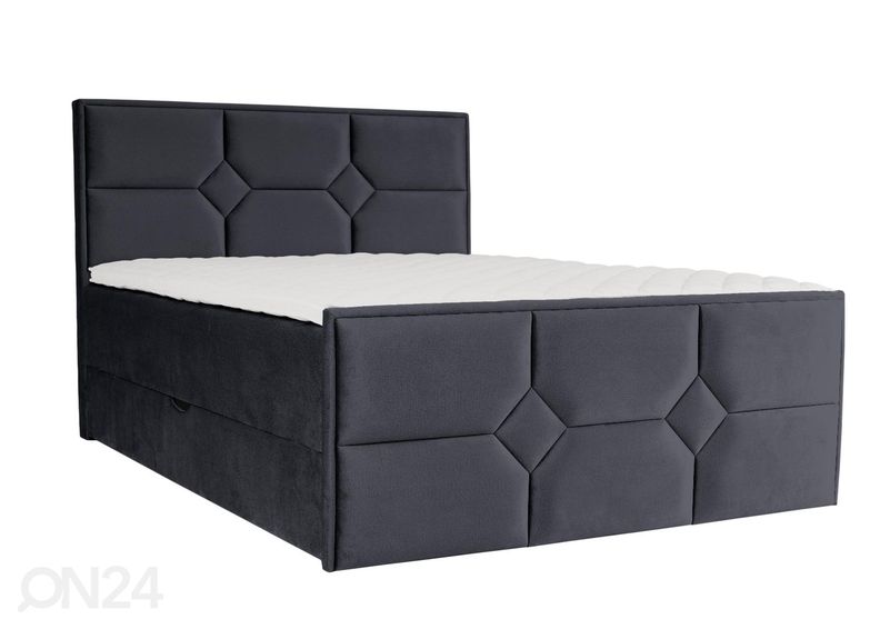 Sime Beds pesukastiga kontinentaalvoodi Helena Mosaiik 140x210cm suurendatud