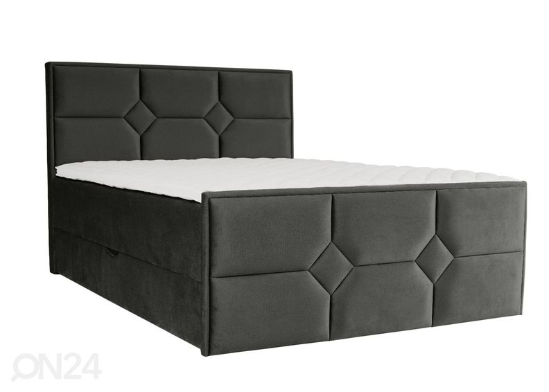 Sime Beds pesukastiga kontinentaalvoodi Helena Mosaiik 140x210cm suurendatud