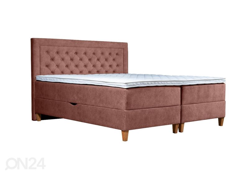 Sime Beds pesukastiga kontinentaalvoodi Marleen 140x200cm suurendatud
