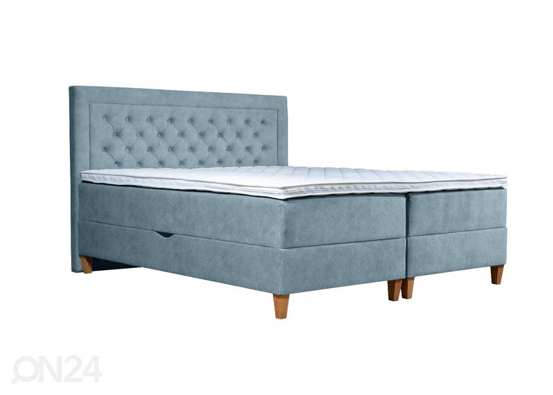 Sime Beds pesukastiga kontinentaalvoodi Marleen 140x210cm suurendatud
