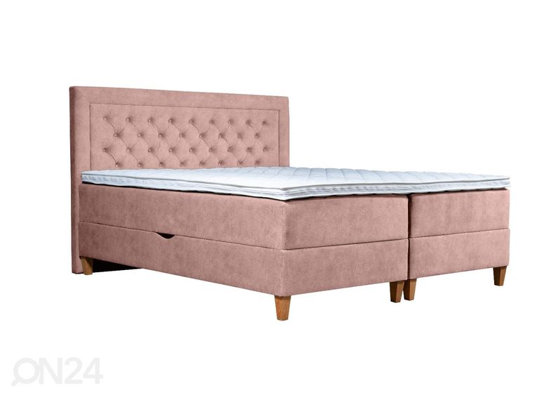 Sime Beds pesukastiga kontinentaalvoodi Marleen 140x210cm suurendatud